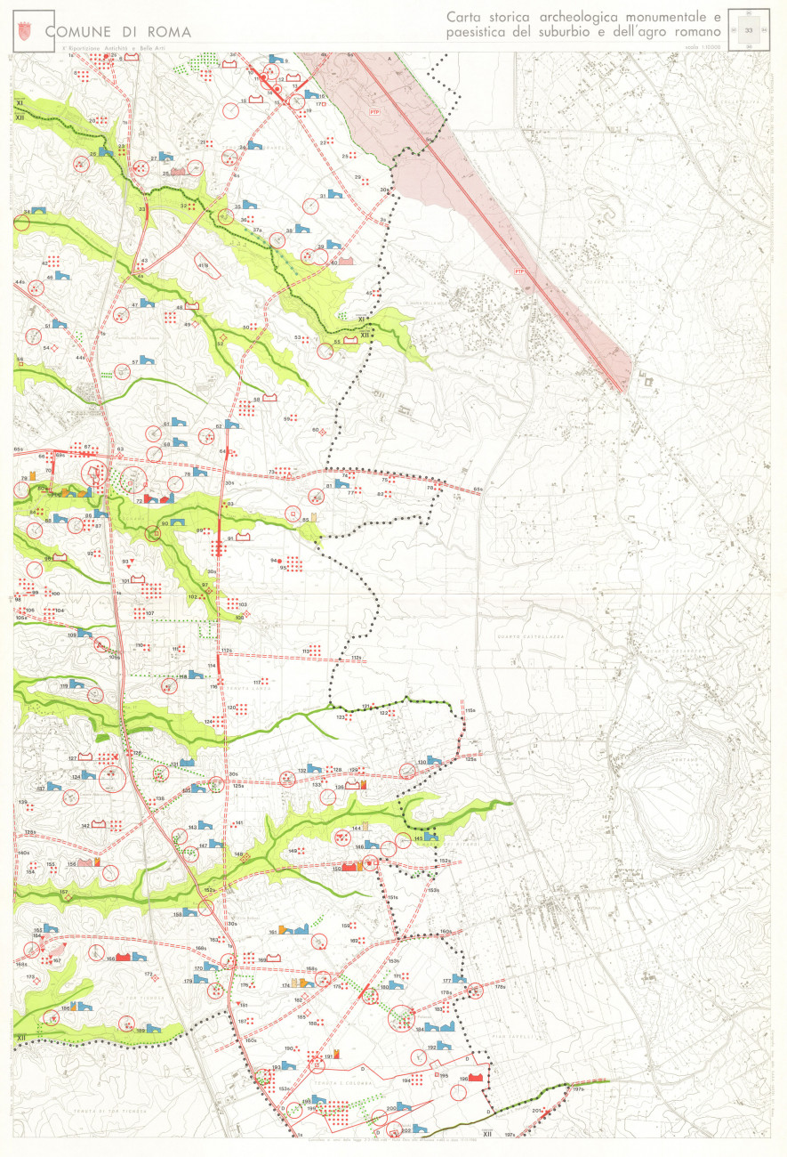 Foglio 33 Parco Appia Antica Geoportale Cartografico Citta Metropolitana Di Roma Capitale