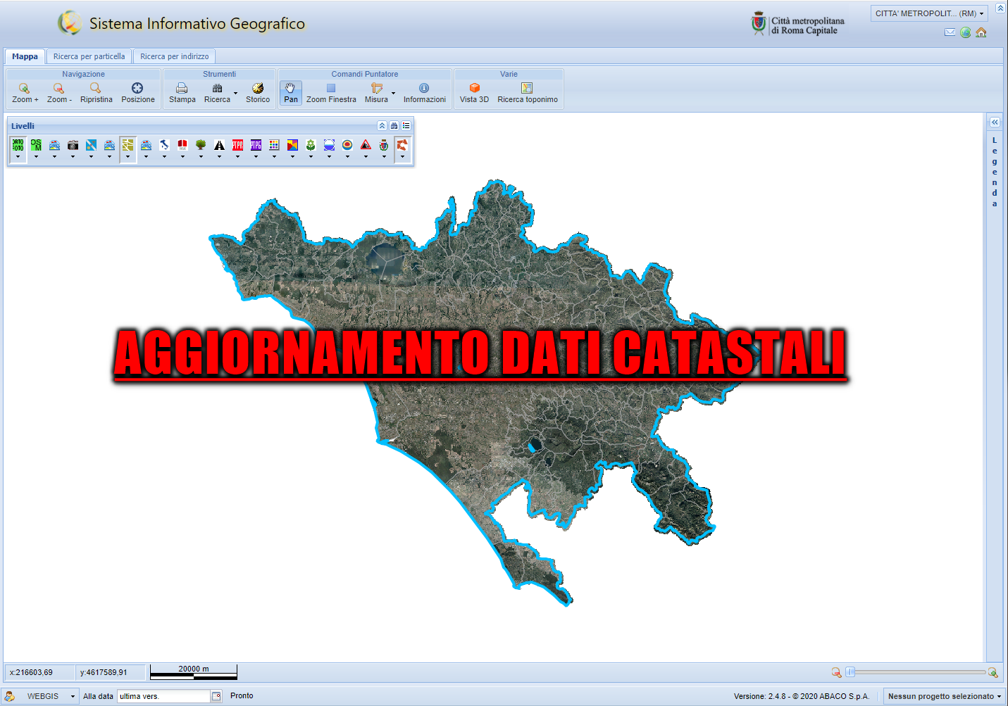 SITICatasto, aggiornamento dati catastali al via