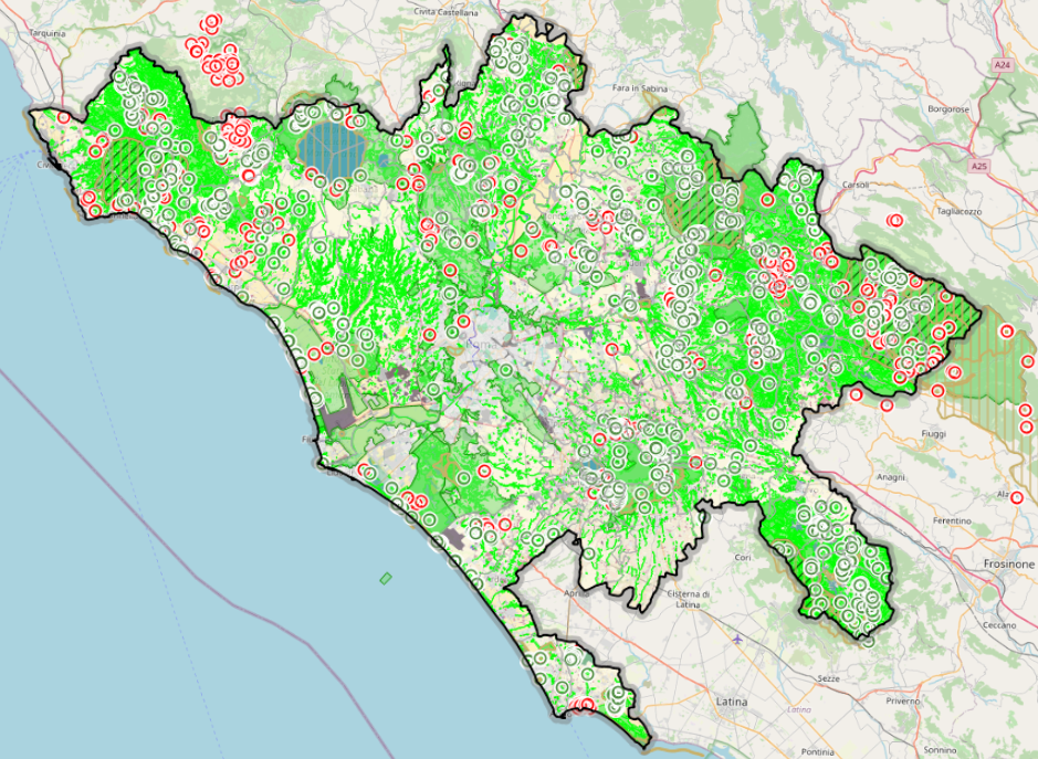 Banca dati vegetazione 2007 - Web GIS