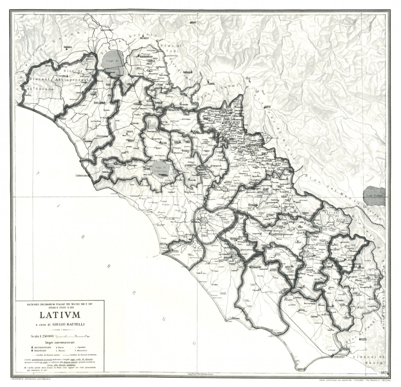 Le Diocesi del Lazio orientale nei secoli XIII - XIV