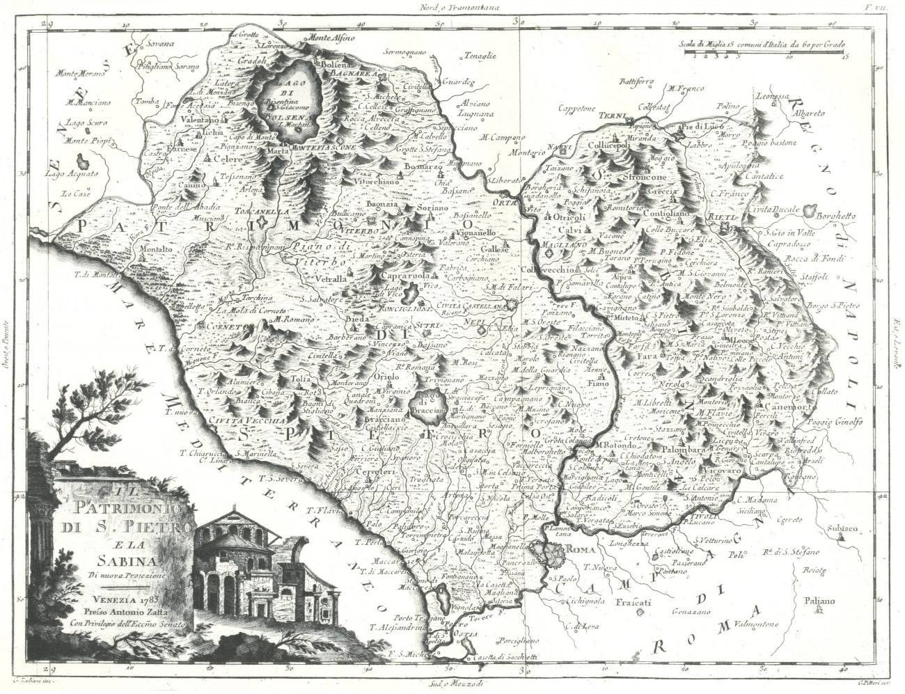 Il Patrimonio di S. Pietro e la Sabina. Campagna di Roma