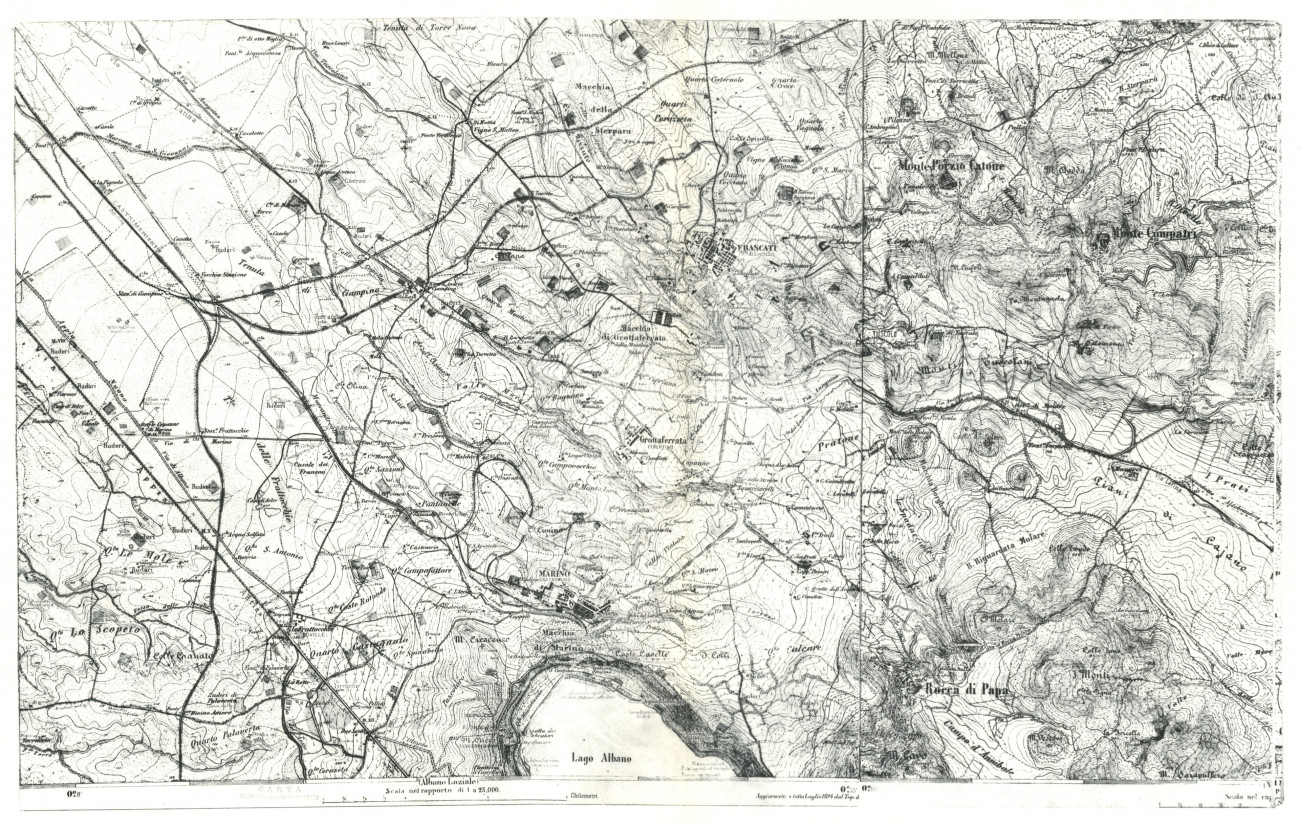 Carte Archeologiche dell'Etruria Meridionale della Sabina e del <em>Latium.</em> Ciampino-Lago di Albano-Fascati-Monte Porzio Catone