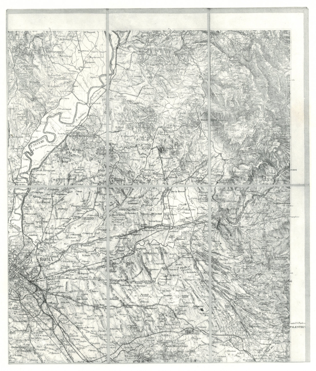 Roma e dintorni. Zona: Monterotondo-Palombara-Roma-Zagarolo