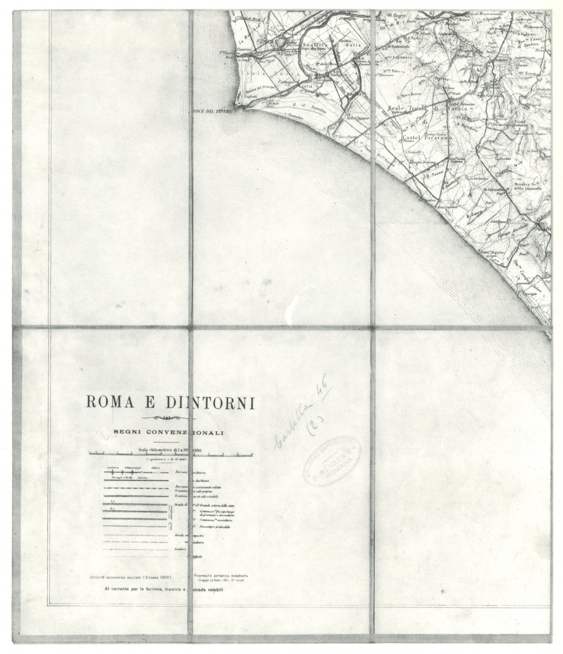 Roma e dintorni. Zona: Bonifica di Ostia-Torre Vajanica
