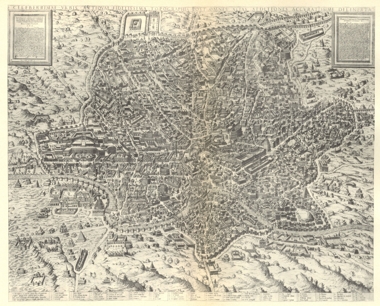 Pianta di Roma Antica