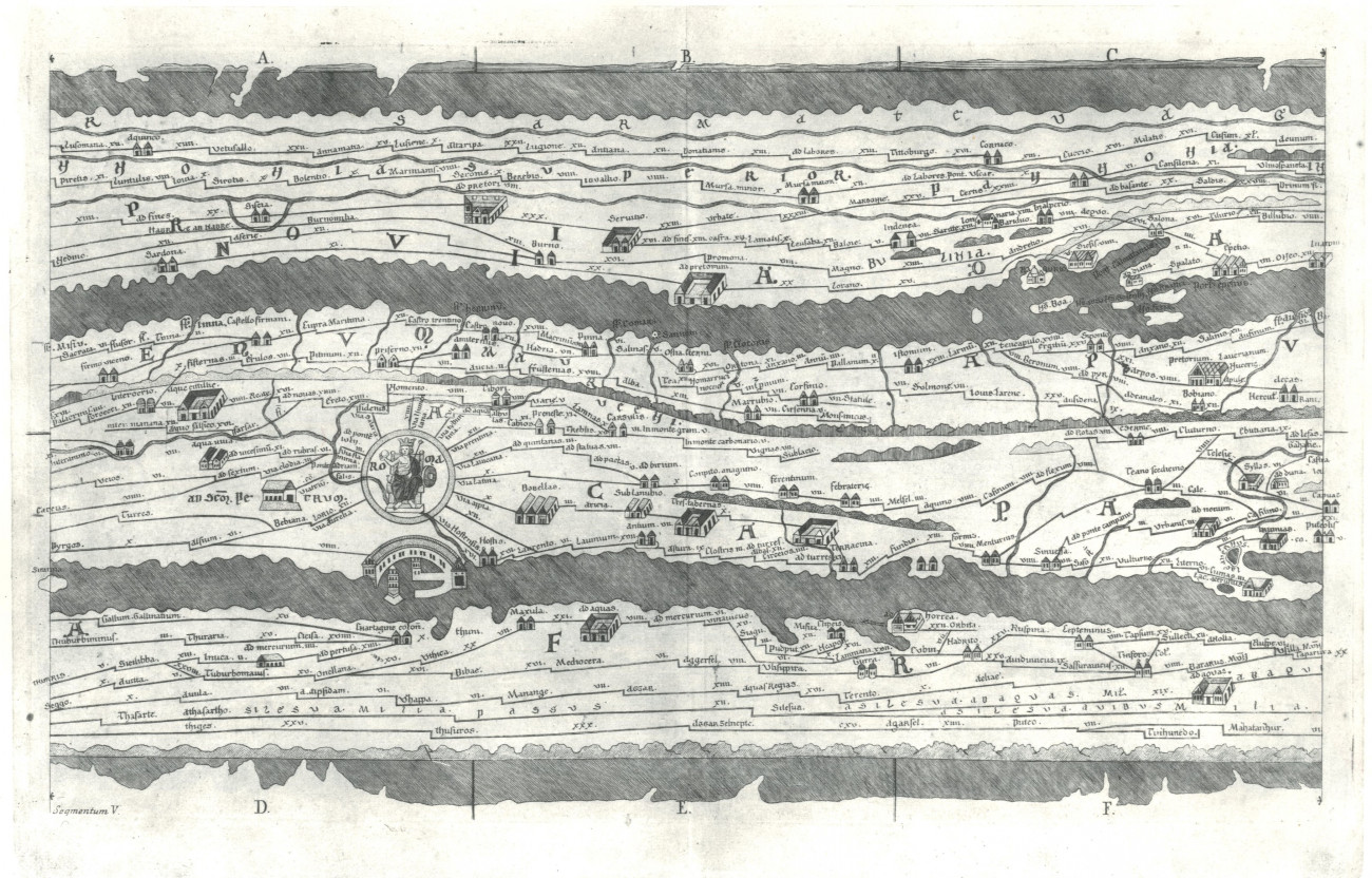 Tabula Peutingeriana, ed. Mannet