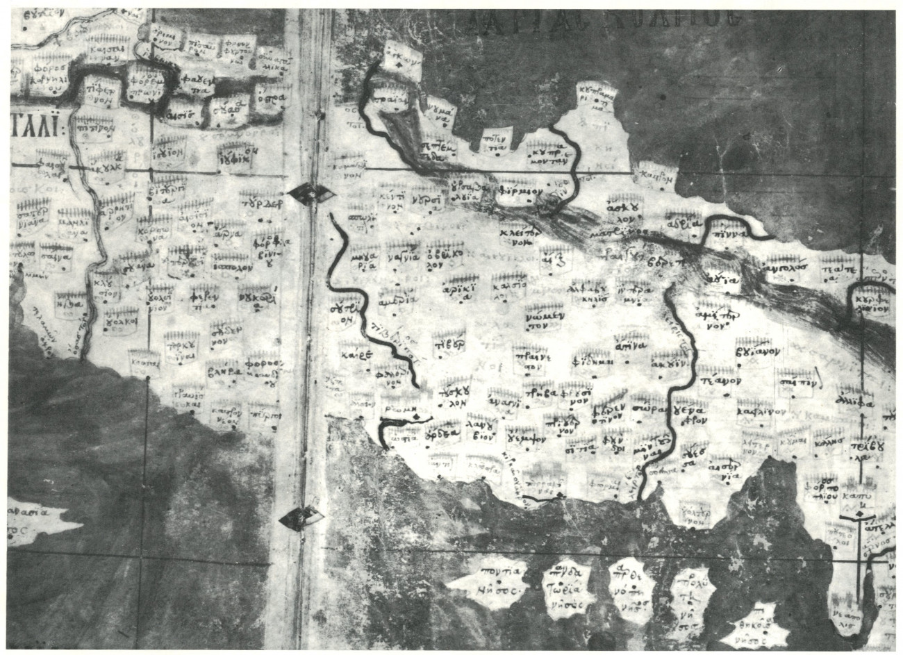 Lazio. Carta Tolemaica