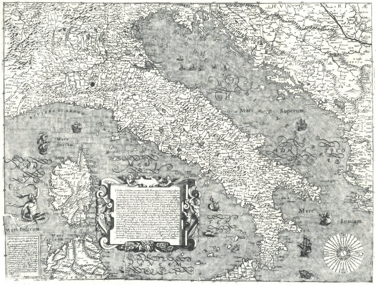 Lazio. Carta d'Italia