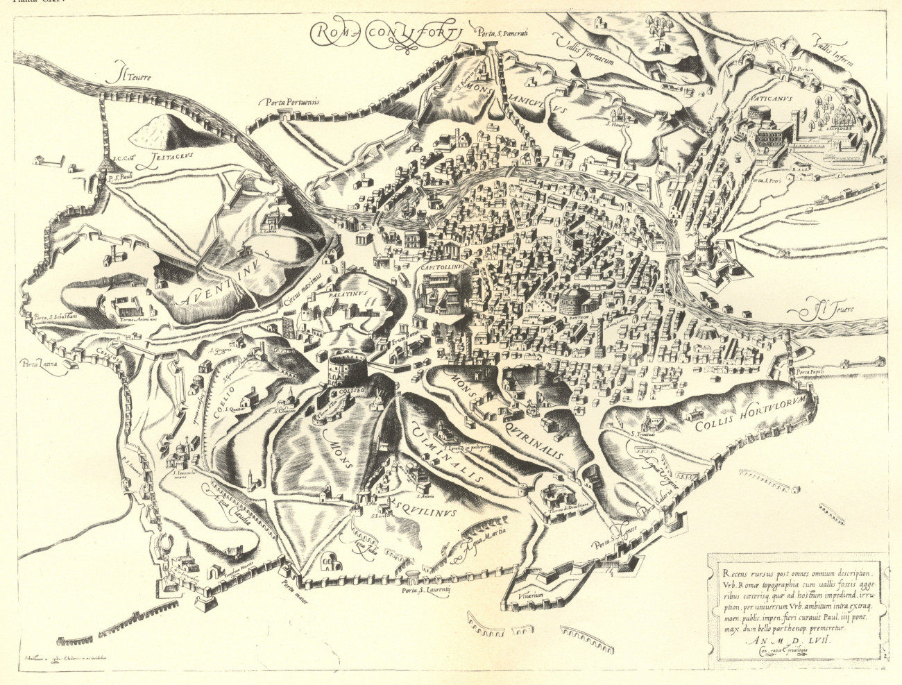 Roma nel 1557 