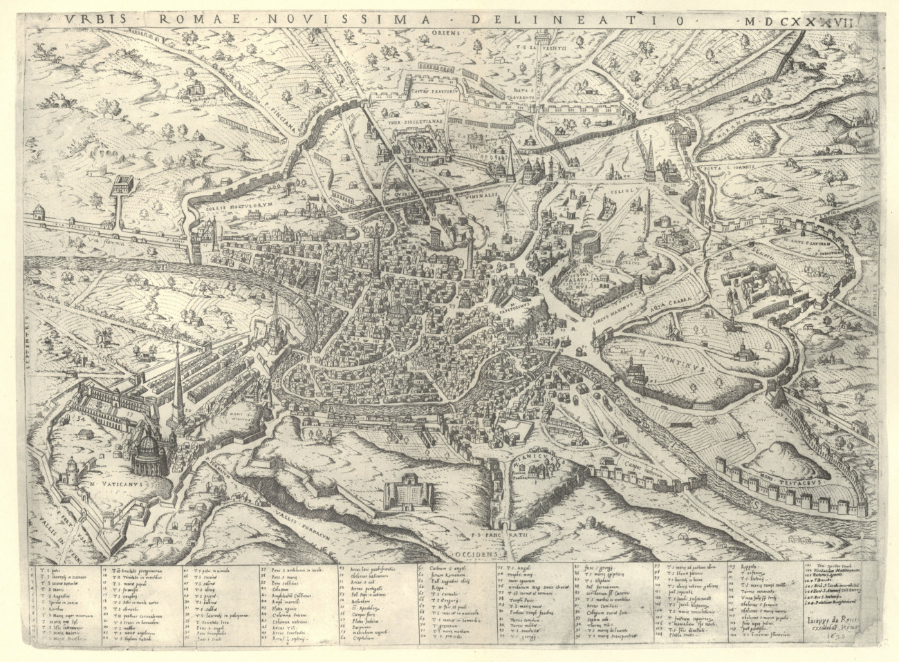 Roma nel 1637