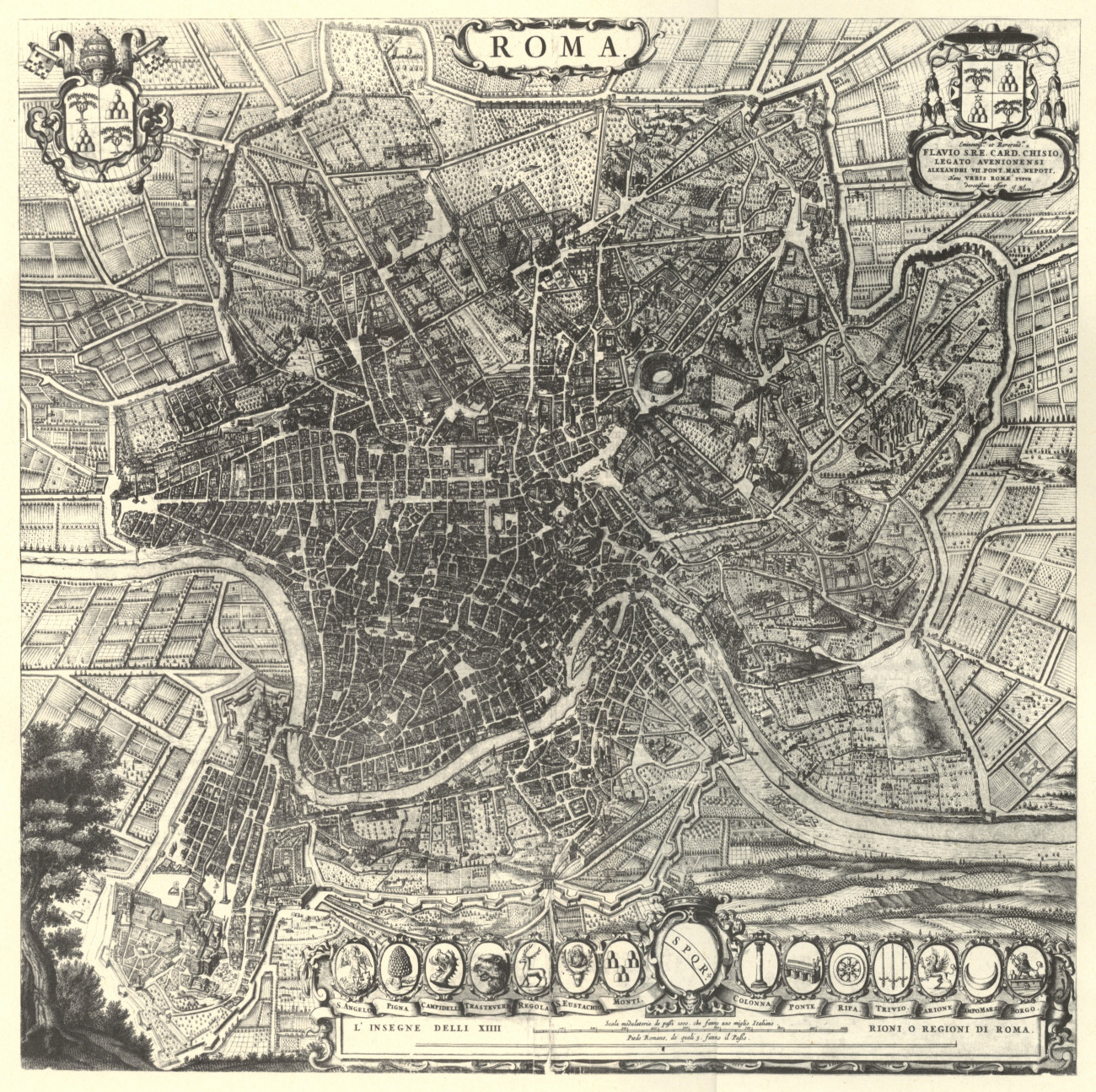 Roma nel 1663