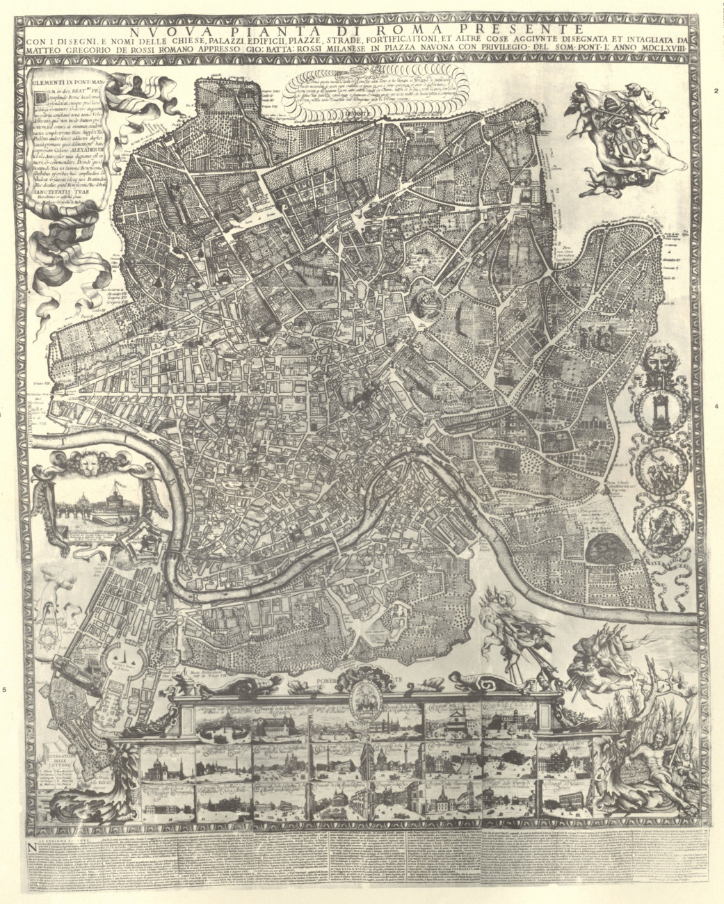 Roma nel 1668