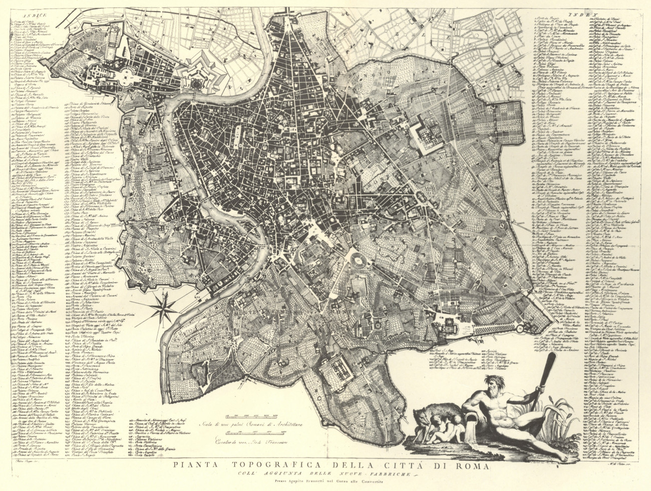 Roma nel 1810 circa