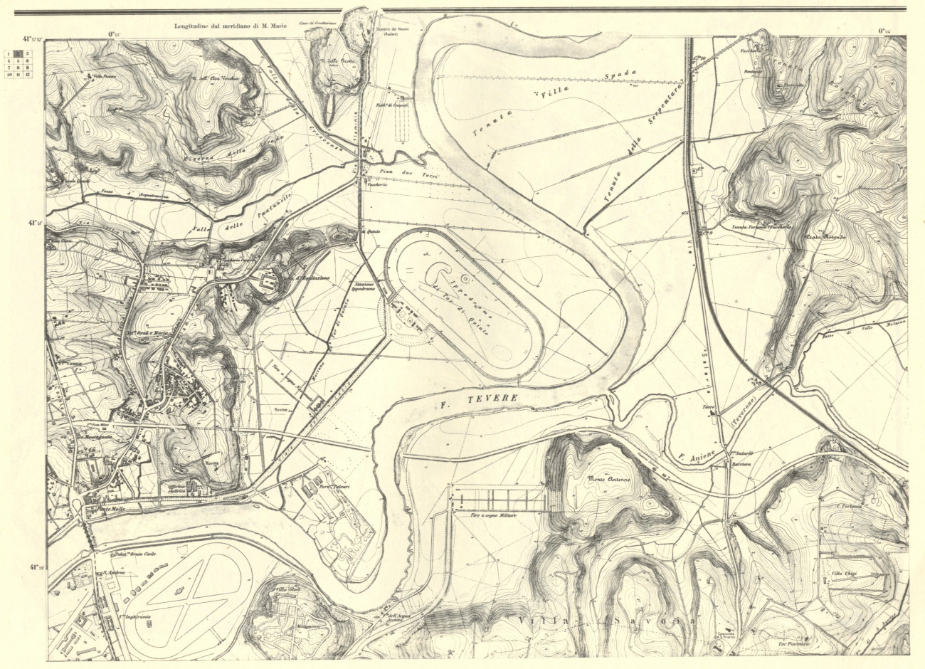 Roma e Suburbio nel 1924