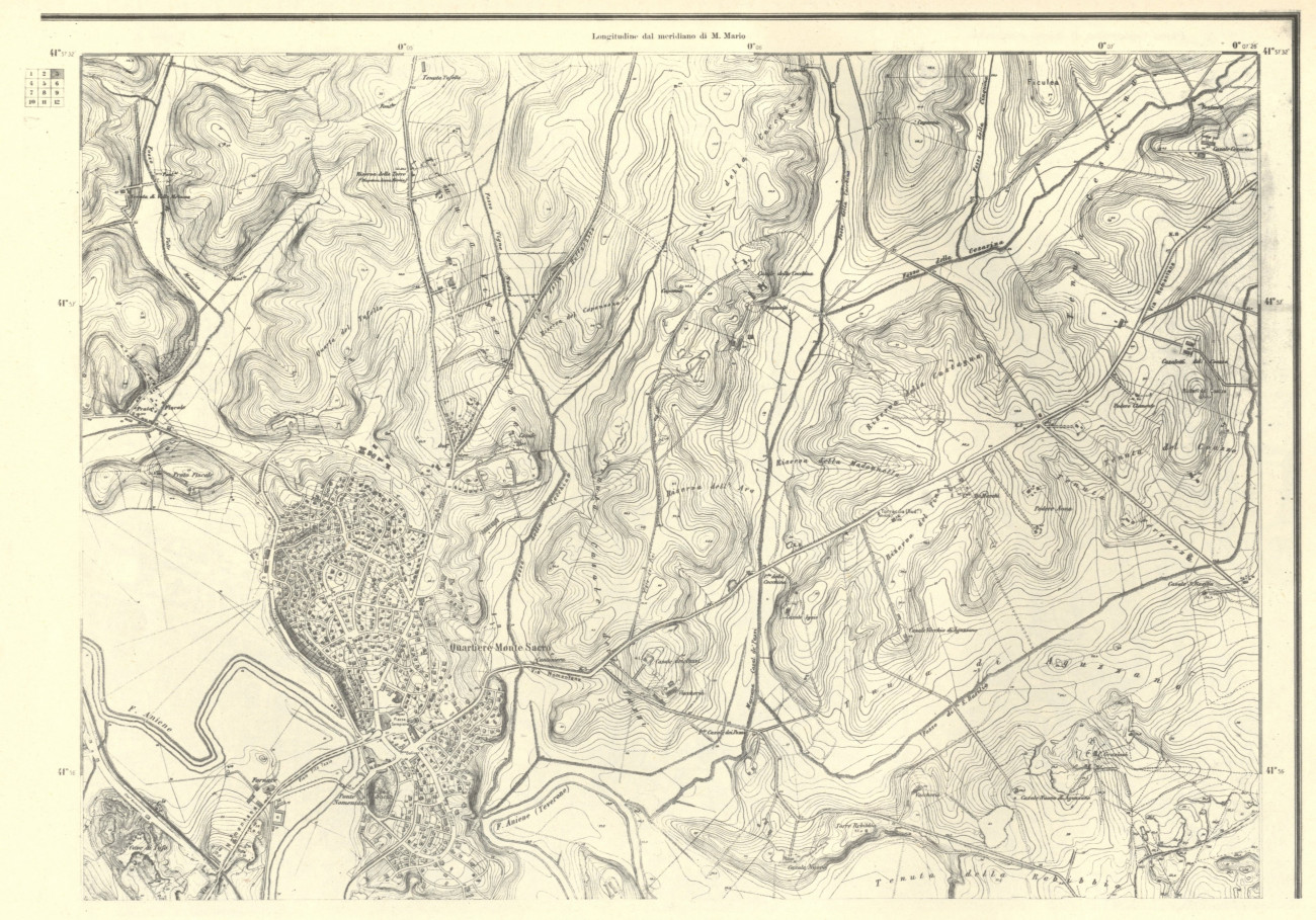 Roma e Suburbio nel 1924