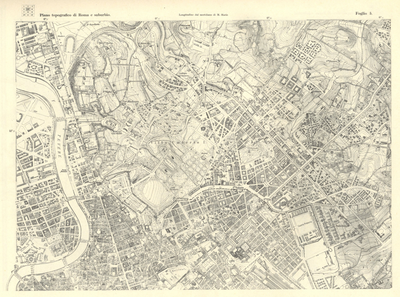 Roma e Suburbio nel 1924