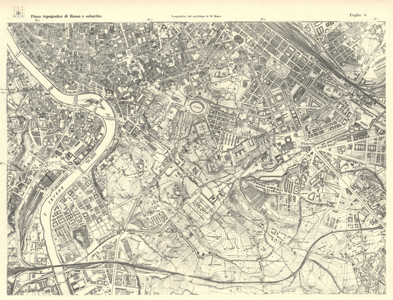 Roma e Suburbio nel 1924